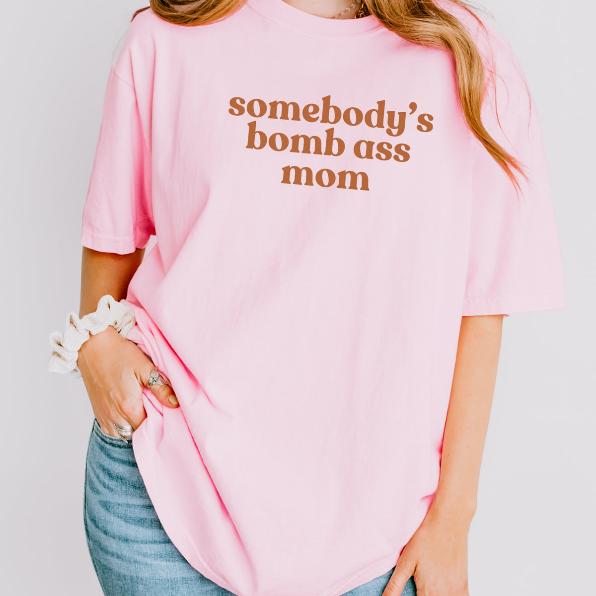 Somebody's Bomb Ass Mom - Adult Comfort Colors T-Shirt