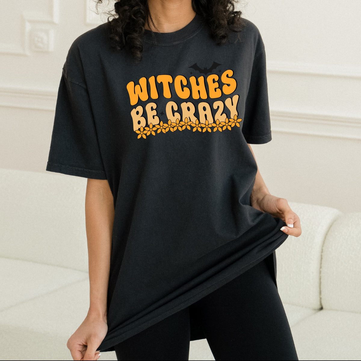 Witches Be Crazy Halloween - Adult Comfort Colors T-Shirt