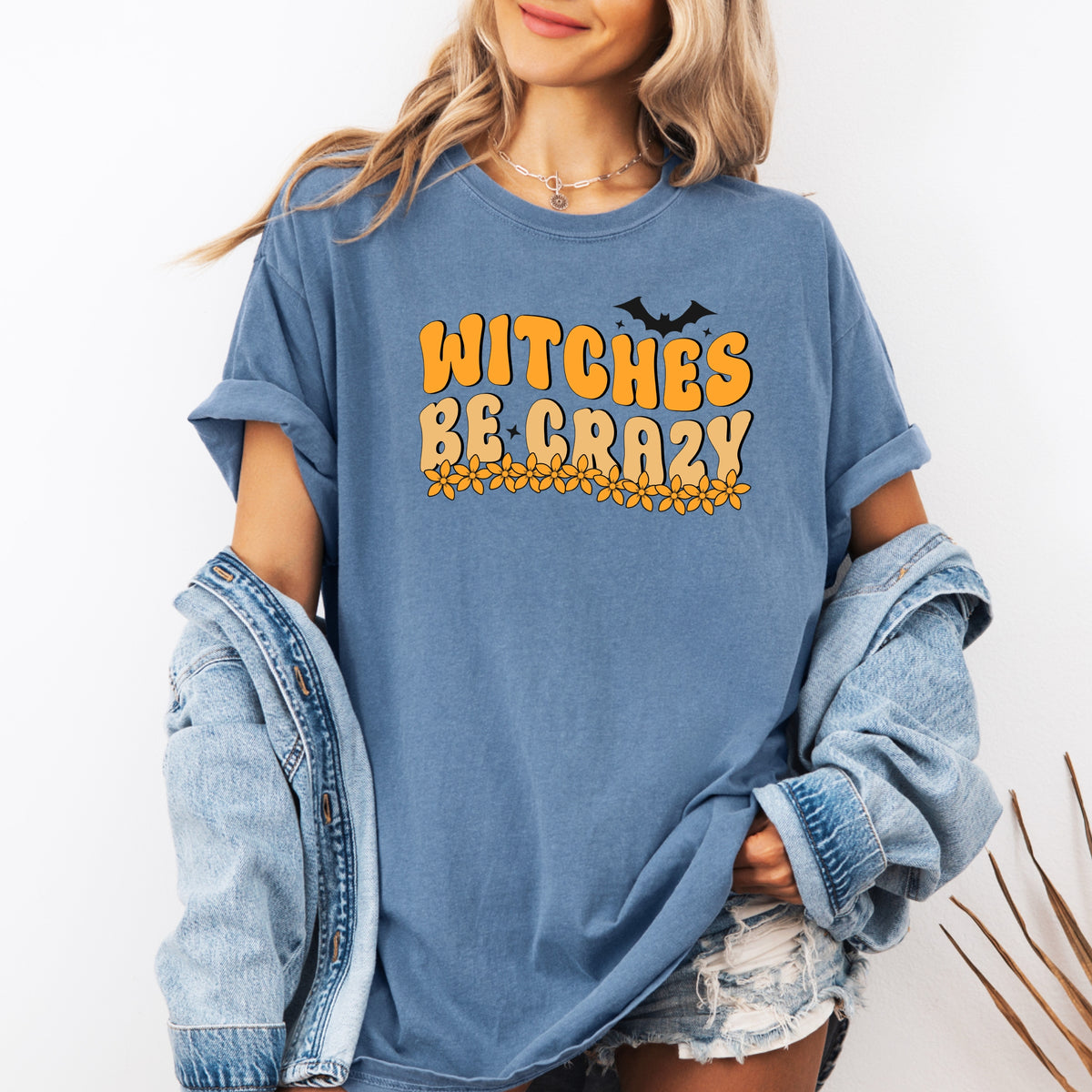 Witches Be Crazy Halloween - Adult Comfort Colors T-Shirt