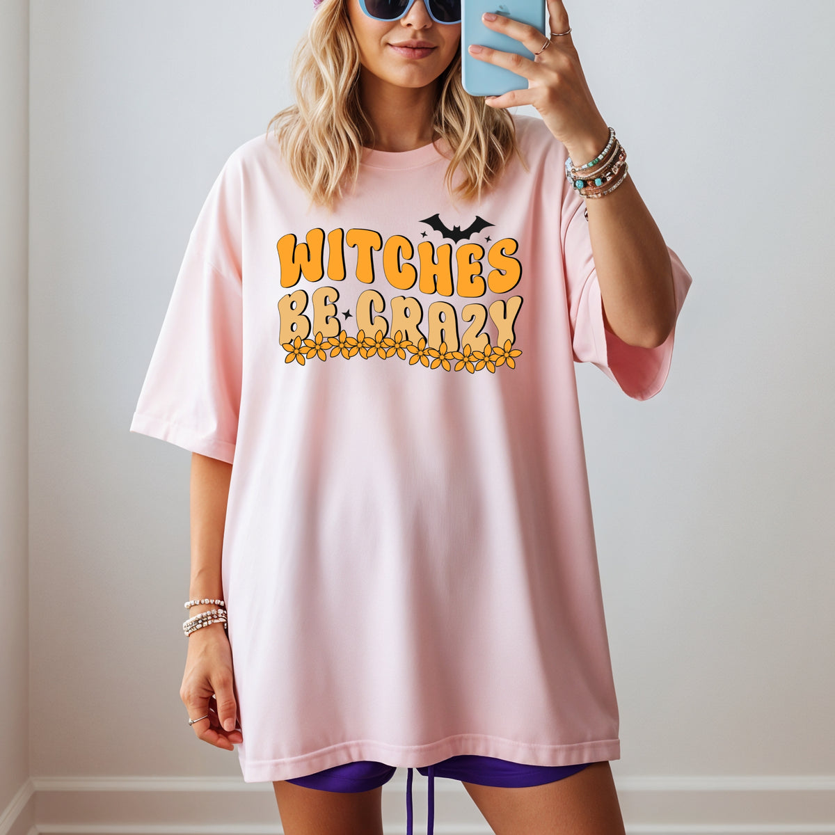 Witches Be Crazy Halloween - Adult Comfort Colors T-Shirt