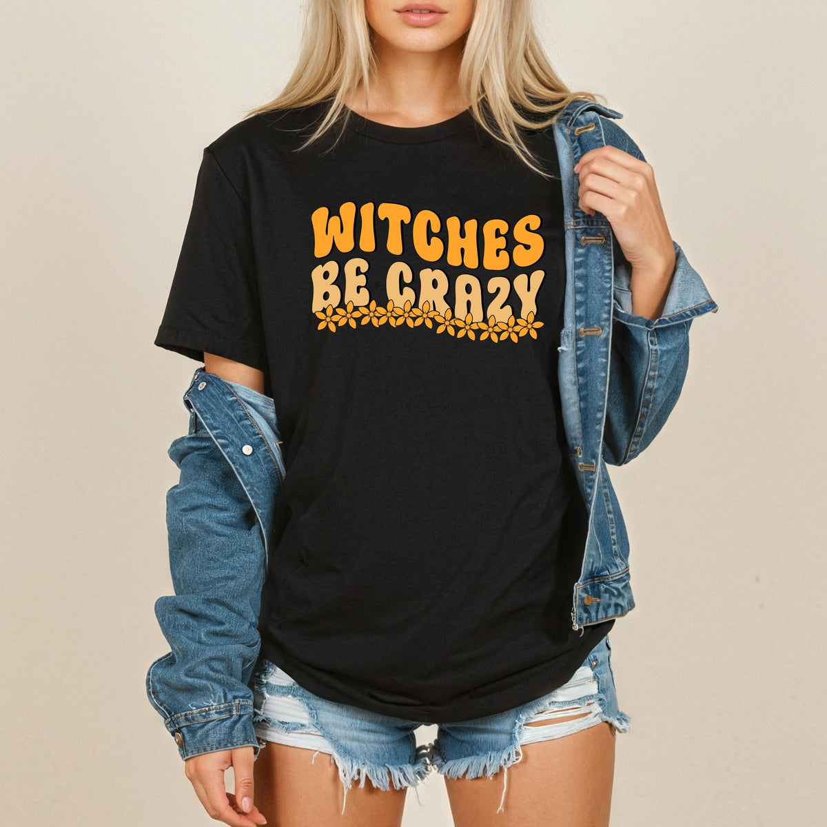 Witches Be Crazy Halloween - Adult Comfort Colors T-Shirt
