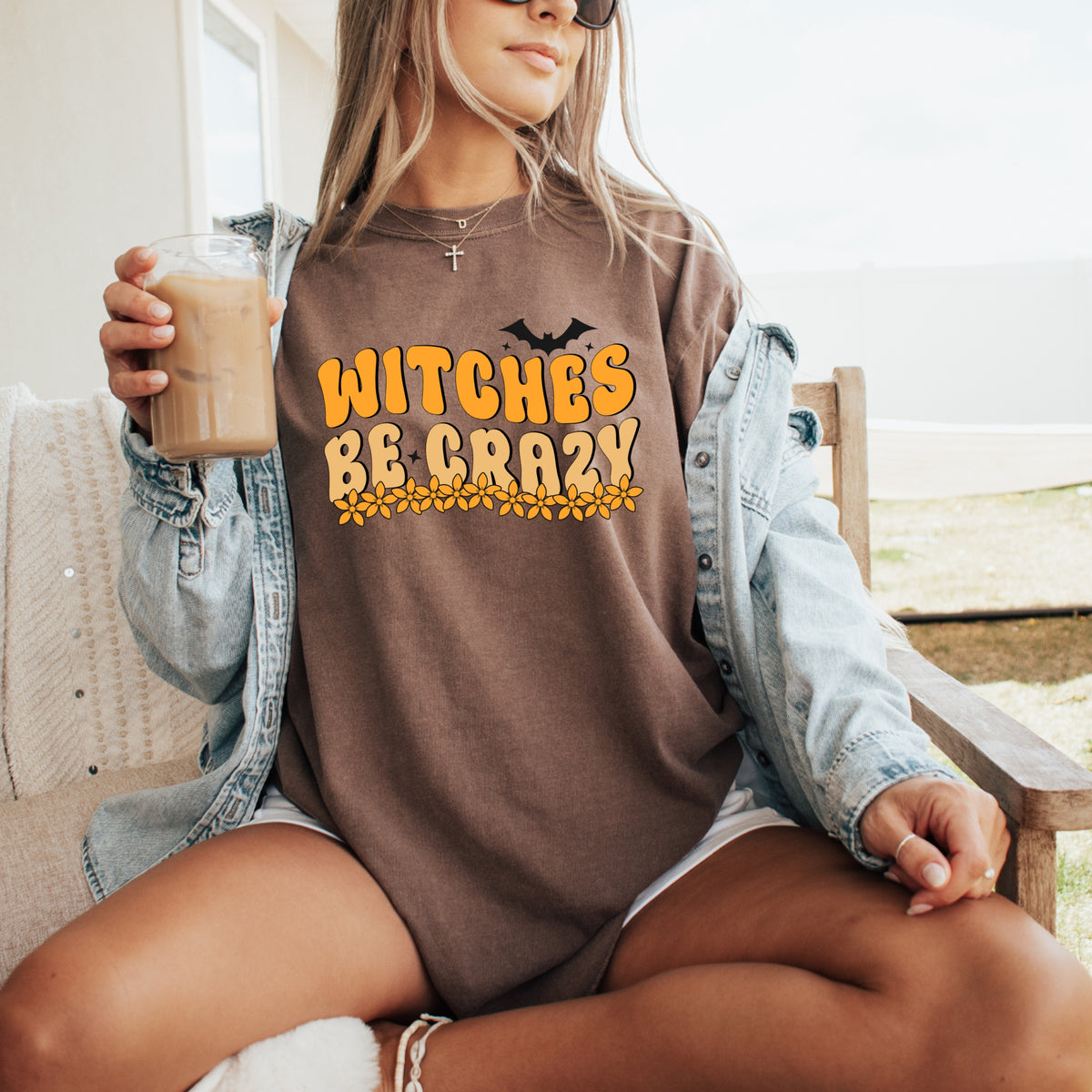 Witches Be Crazy Halloween - Adult Comfort Colors T-Shirt