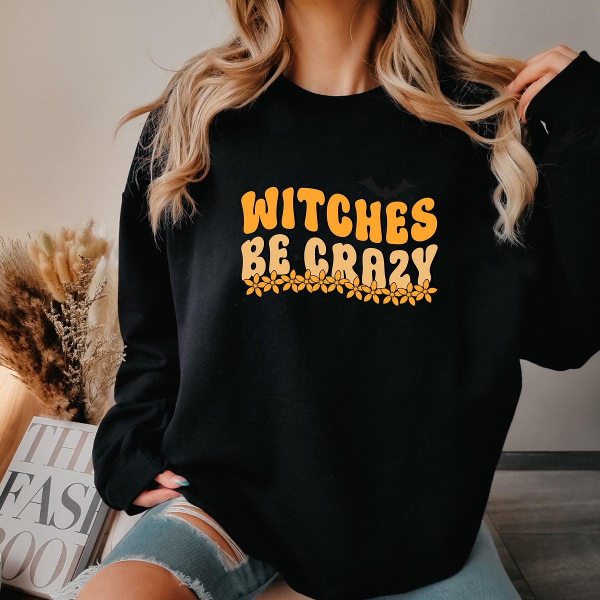 Witches Be Crazy Halloween - Crewneck Sweatshirt