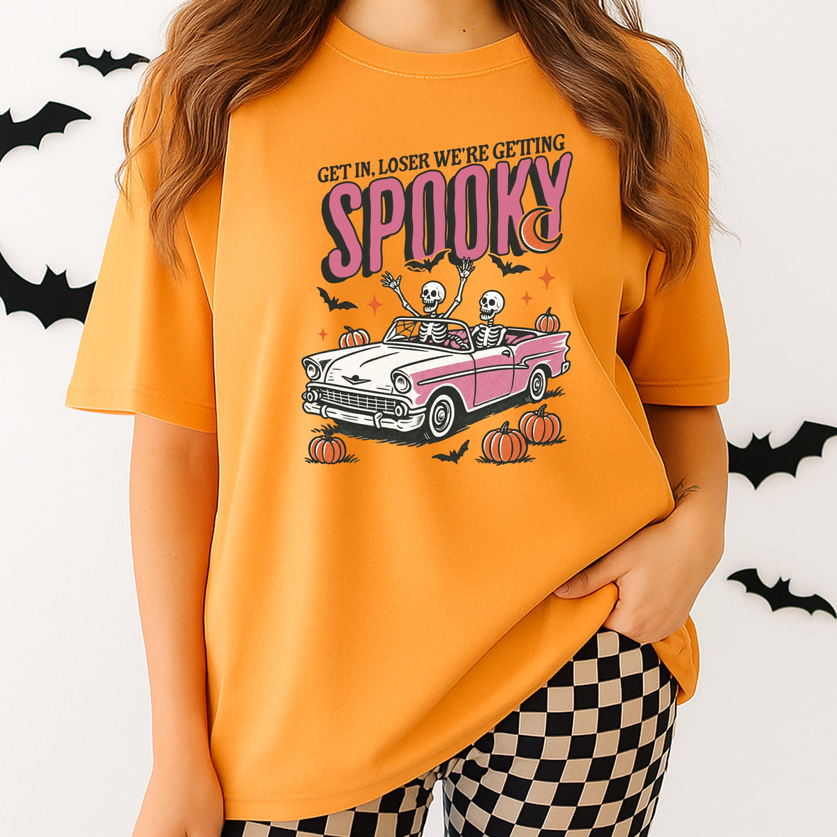 Get in loser we're getting spooky - Adult Comfort Colors T-Shirt