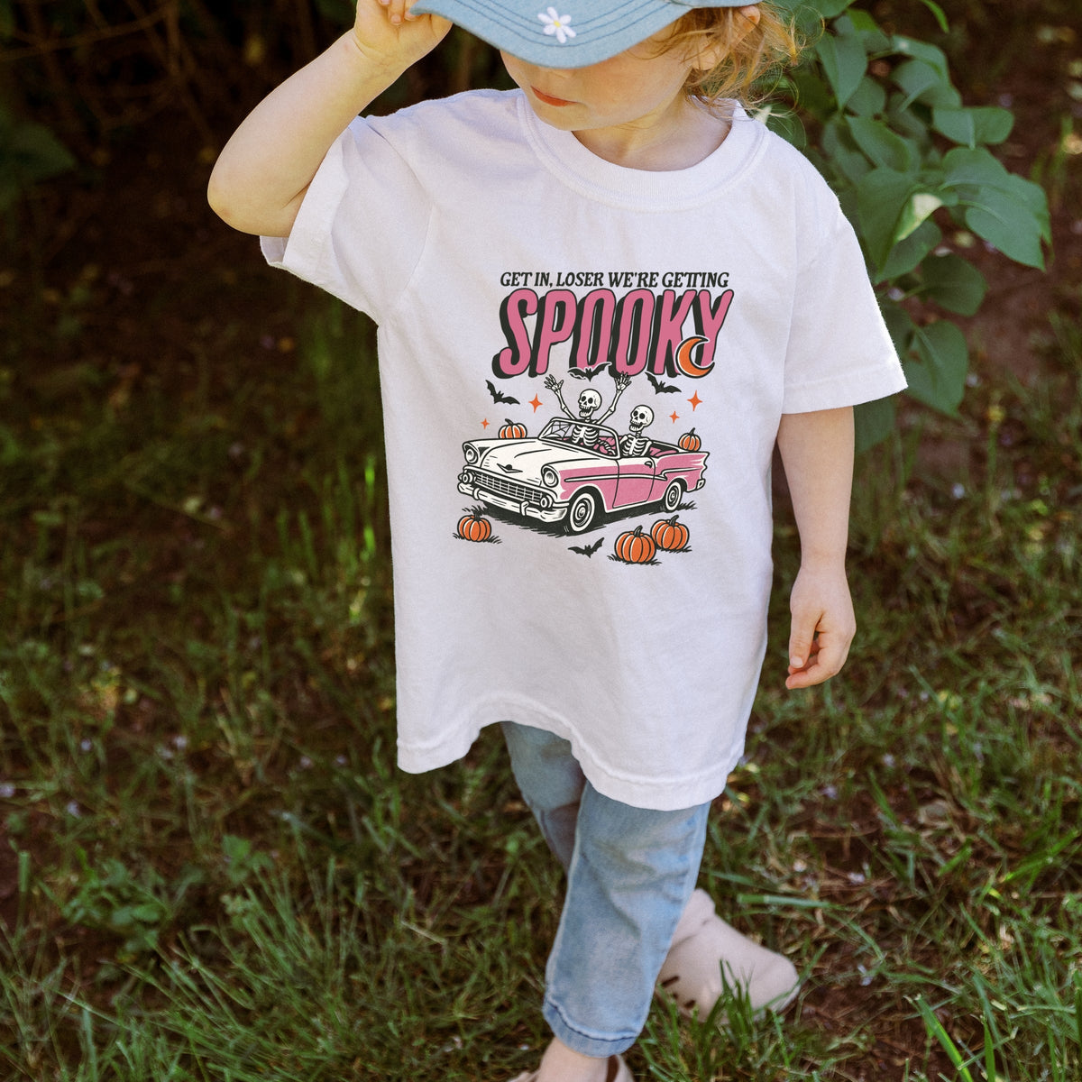 Get in loser we're getting spooky Printed Comfort Colors T-Shirt 