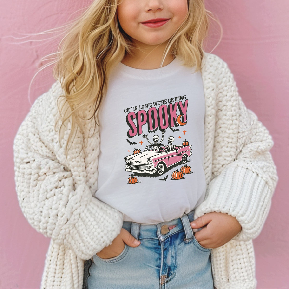 Get in loser we're getting spooky Printed Comfort Colors T-Shirt 