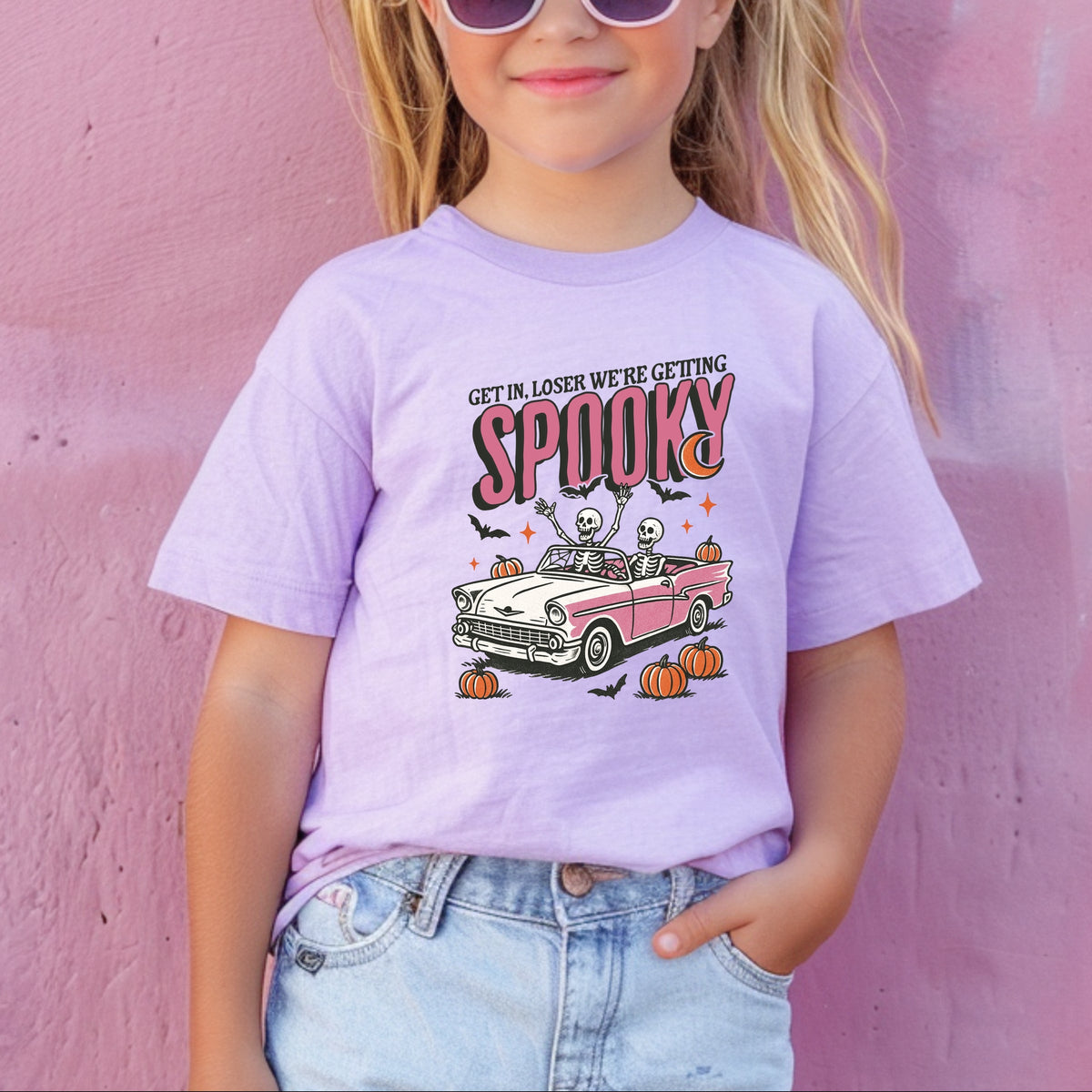 Get in loser we're getting spooky Printed Comfort Colors T-Shirt 