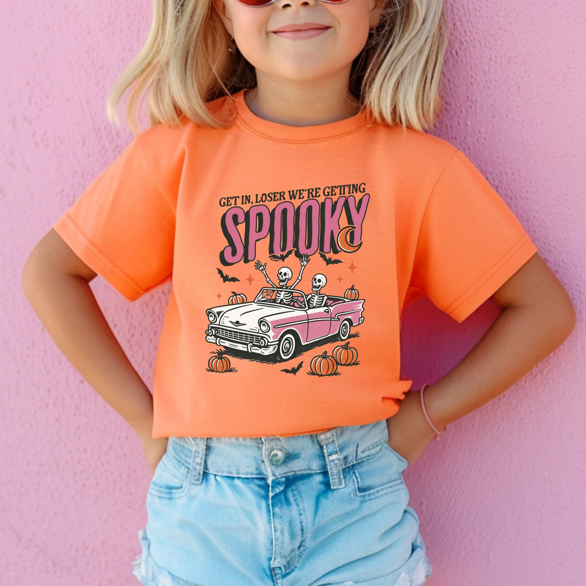 Get in loser we're getting spooky Printed Comfort Colors T-Shirt 