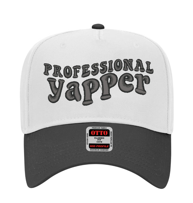 Professional Yapper Embroidered Hat - Trucker Hat