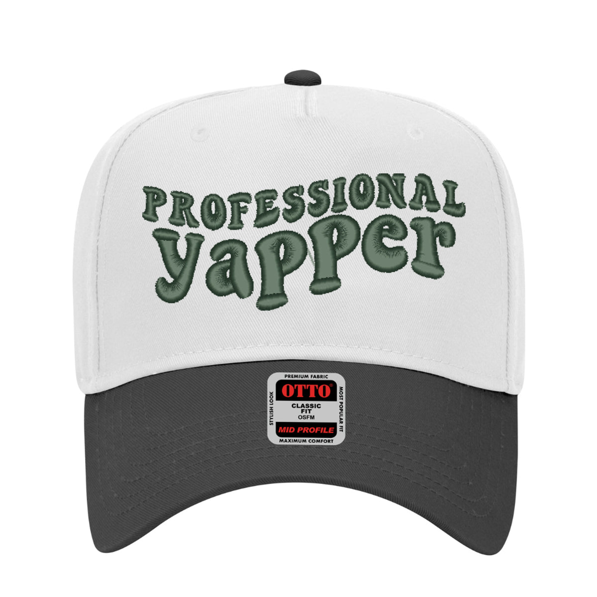 Professional Yapper Embroidered Hat - Trucker Hat