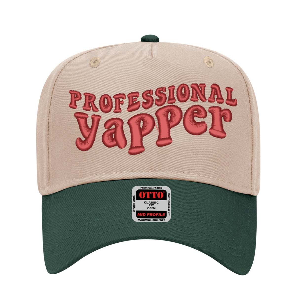 Professional Yapper Embroidered Hat - Trucker Hat