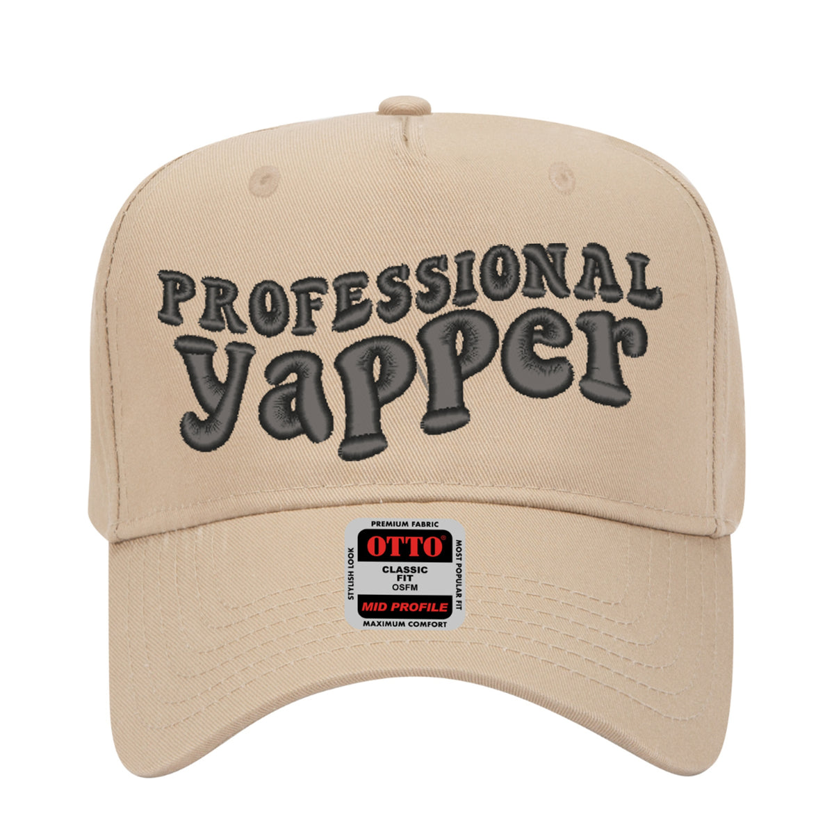 Professional Yapper Embroidered Hat - Trucker Hat