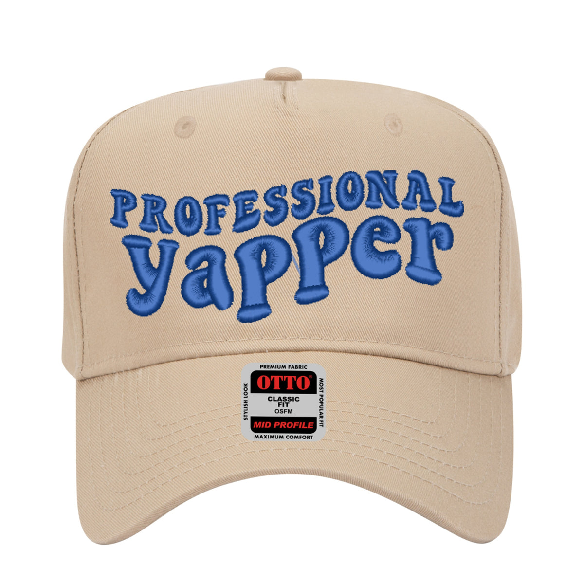 Professional Yapper Embroidered Hat - Trucker Hat