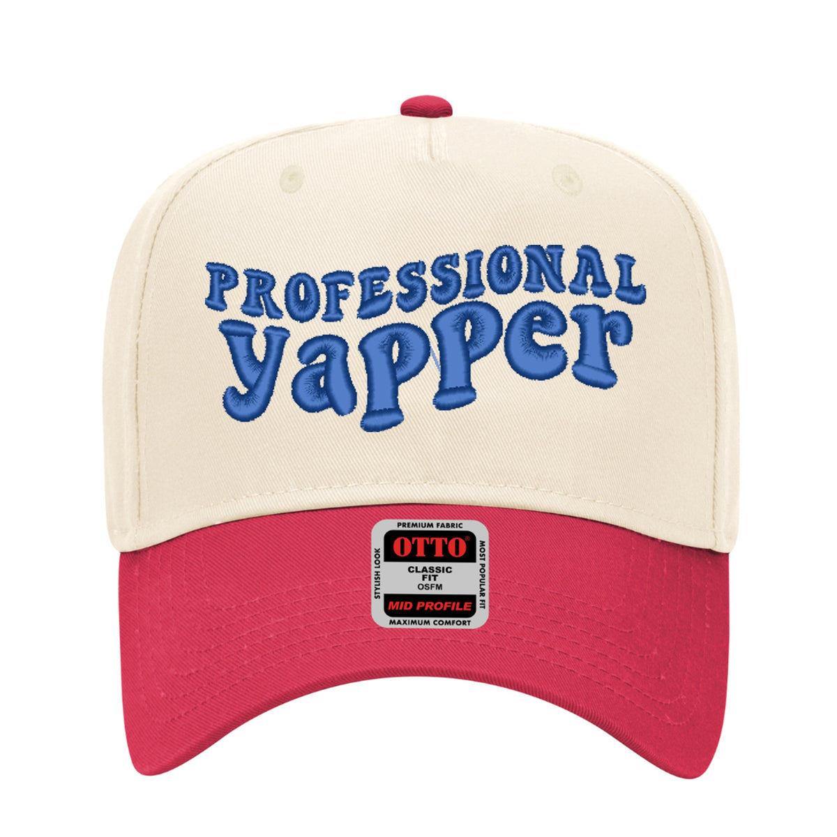 Professional Yapper Embroidered Hat - Trucker Hat