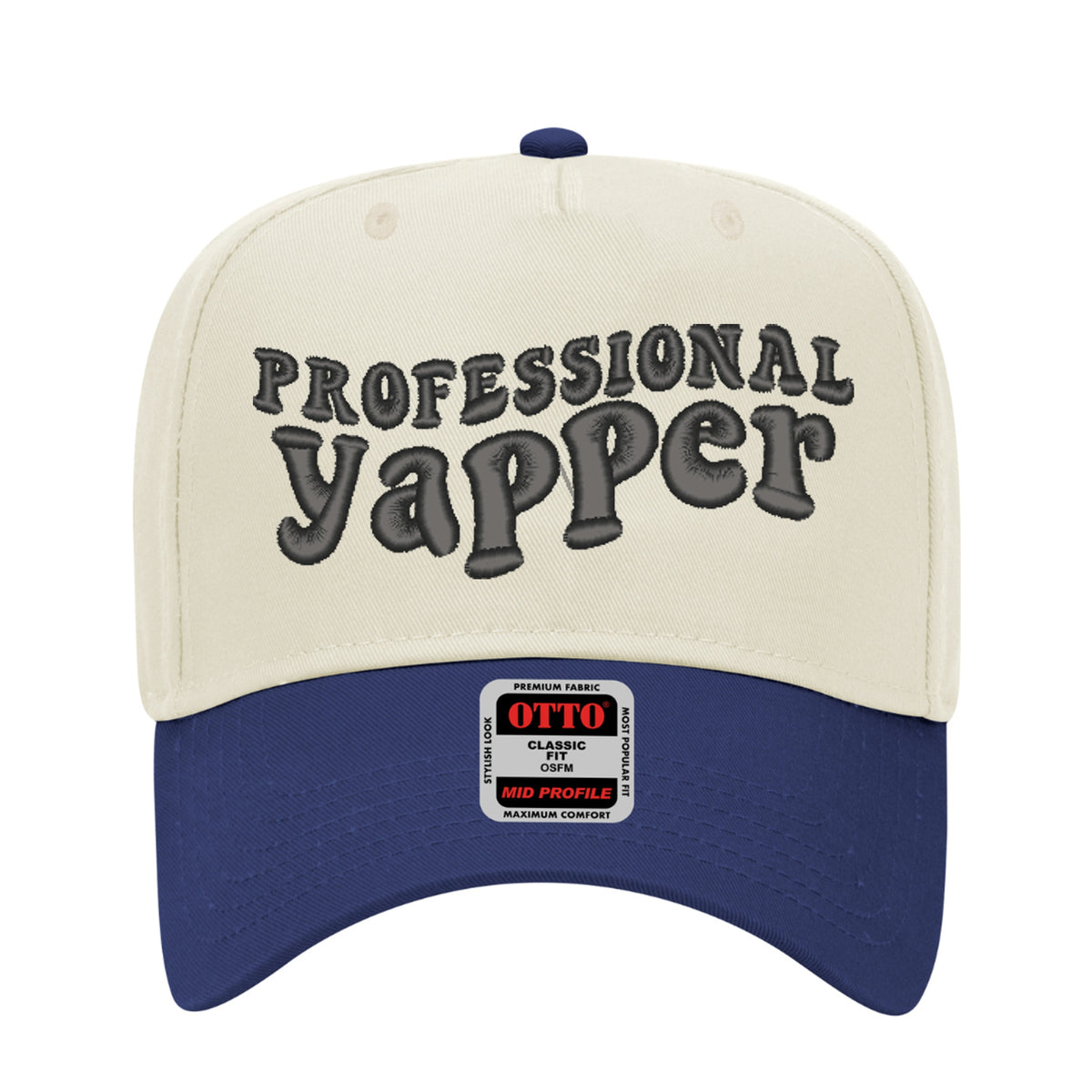 Professional Yapper Embroidered Hat - Trucker Hat