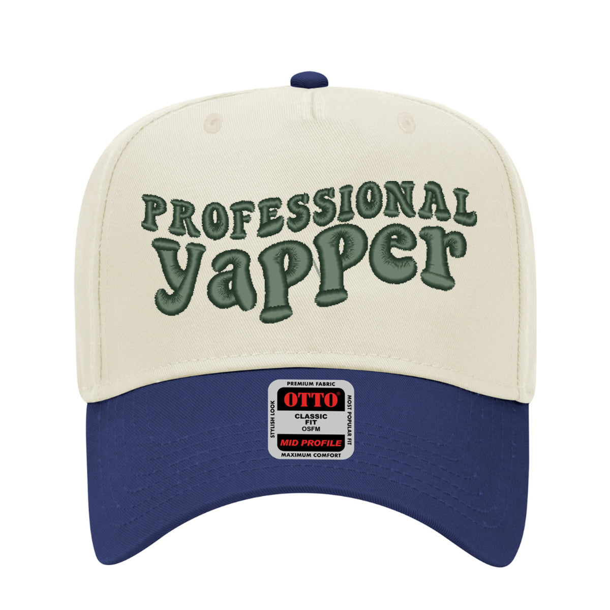 Professional Yapper Embroidered Hat - Trucker Hat