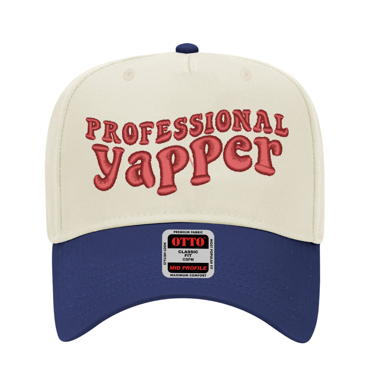 Professional Yapper Embroidered Hat - Trucker Hat