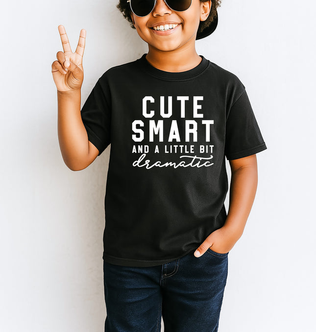 Cute Smart And A Little Bit Dramatic - Comfort Colors T-Shirt 