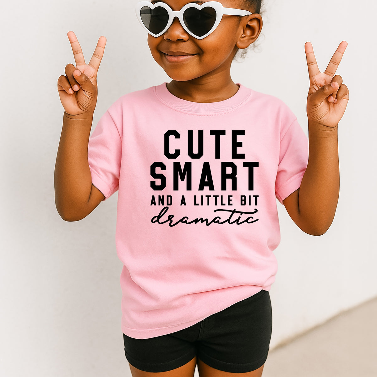 Cute Smart And A Little Bit Dramatic - Comfort Colors T-Shirt 