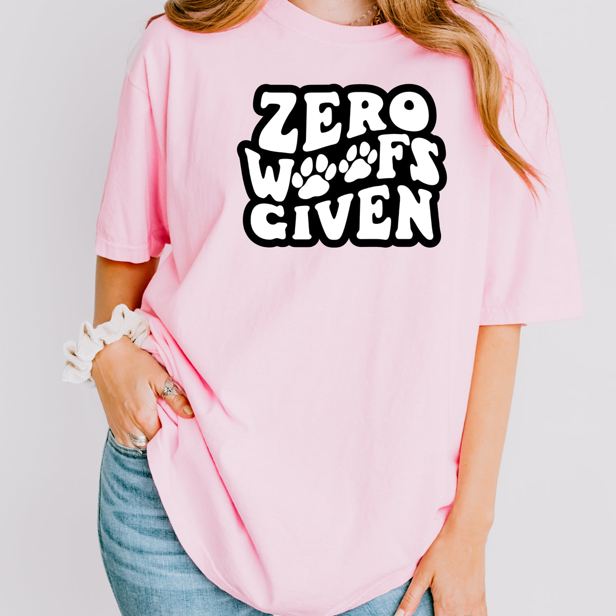 Zero Woofs Given - Adult Comfort Colors T-Shirt