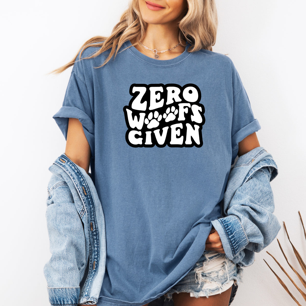 Zero Woofs Given - Adult Comfort Colors T-Shirt