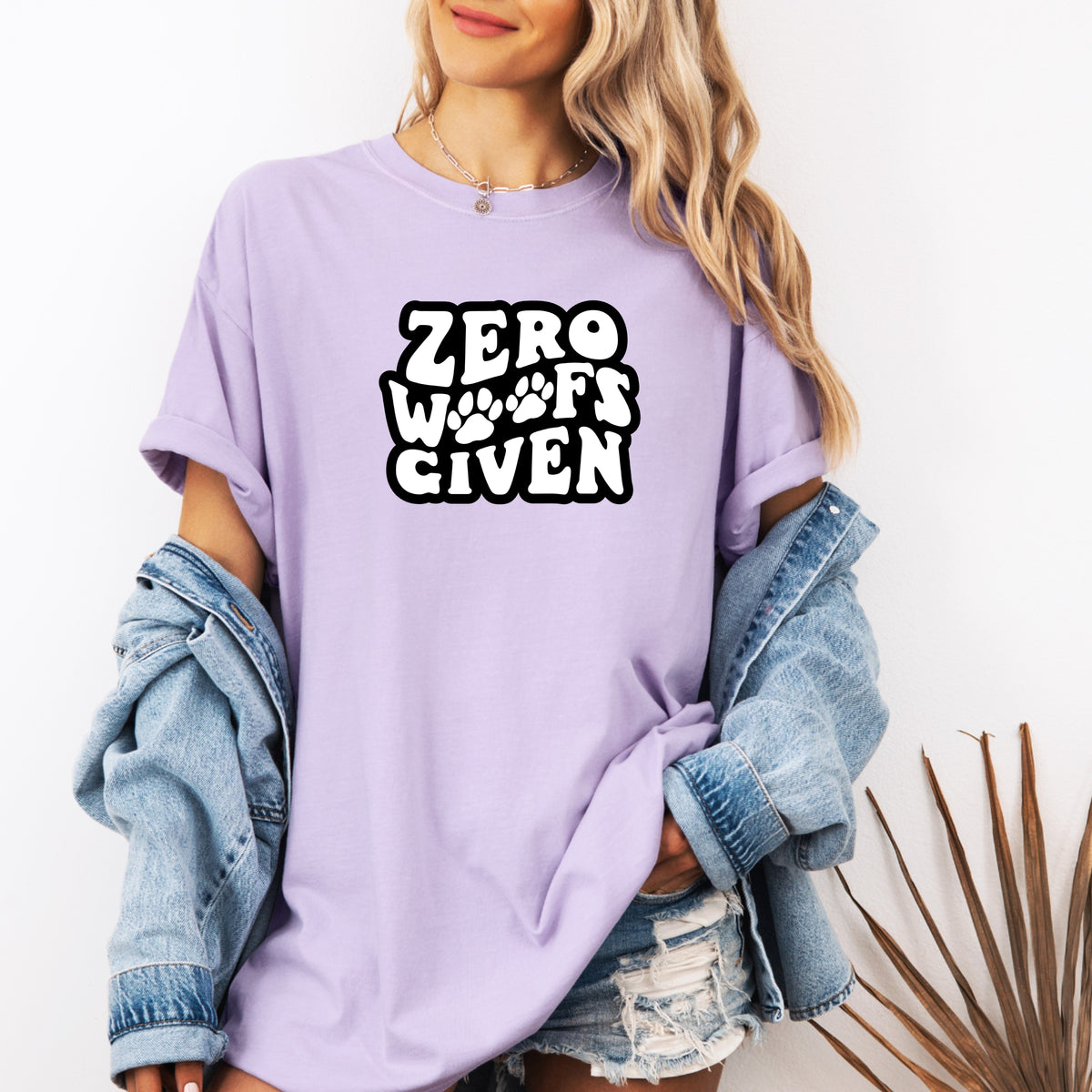 Zero Woofs Given - Adult Comfort Colors T-Shirt