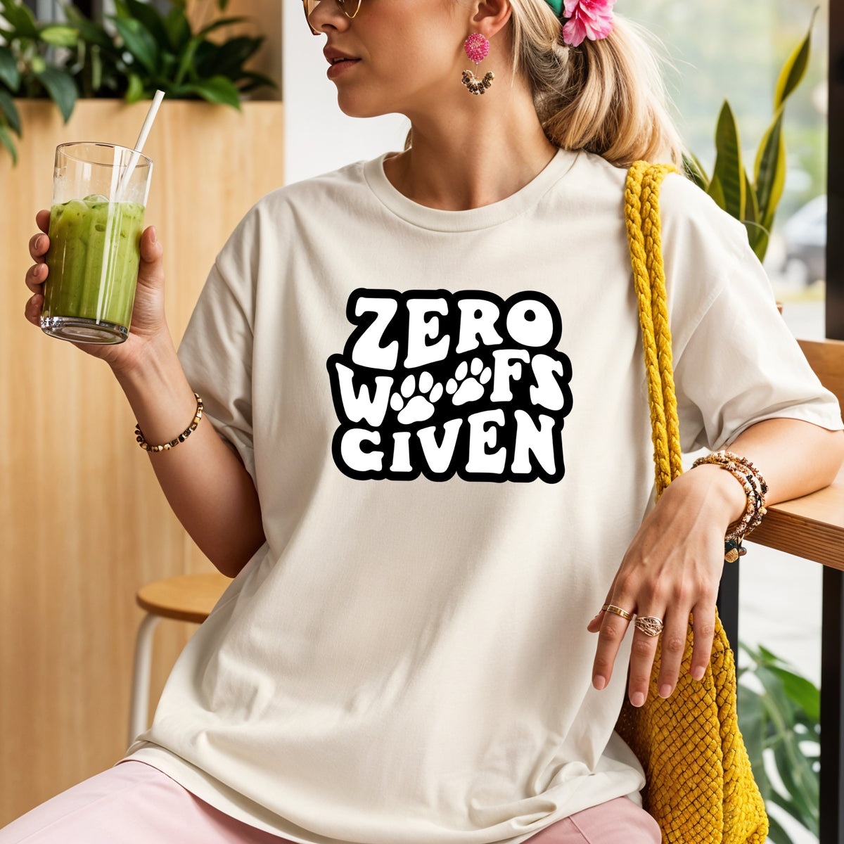 Zero Woofs Given - Adult Comfort Colors T-Shirt