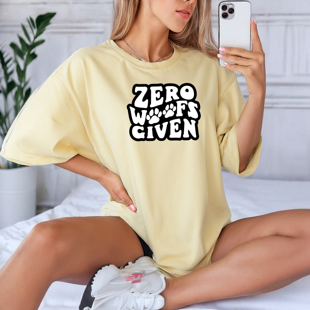 Zero Woofs Given - Adult Comfort Colors T-Shirt
