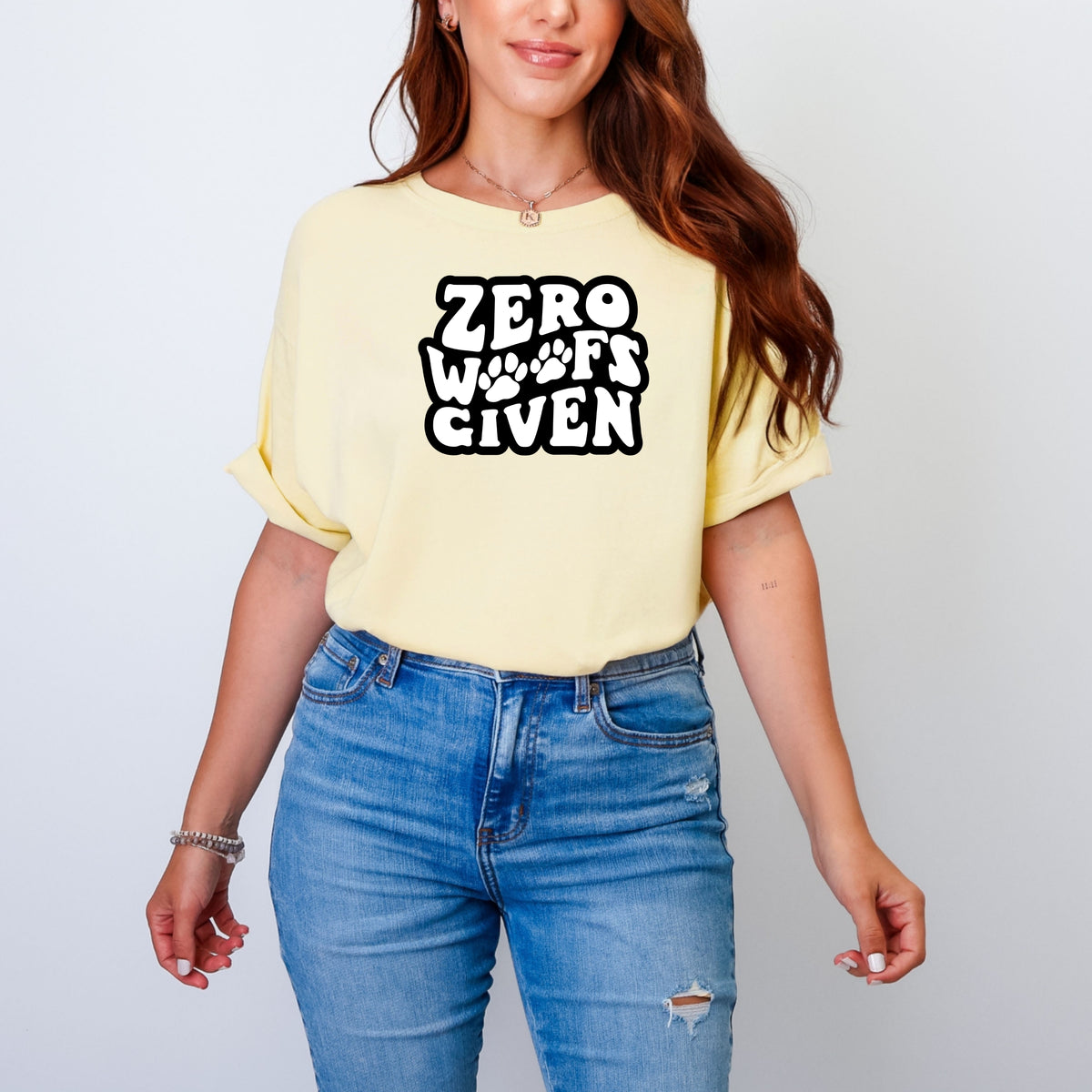 Zero Woofs Given - Adult Comfort Colors T-Shirt