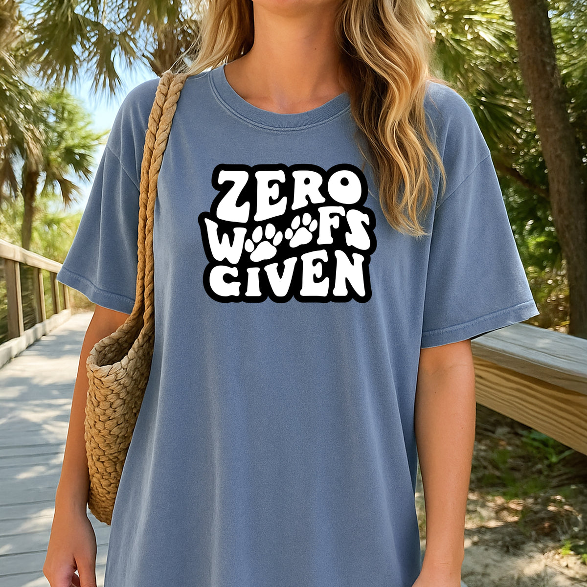 Zero Woofs Given - Adult Comfort Colors T-Shirt