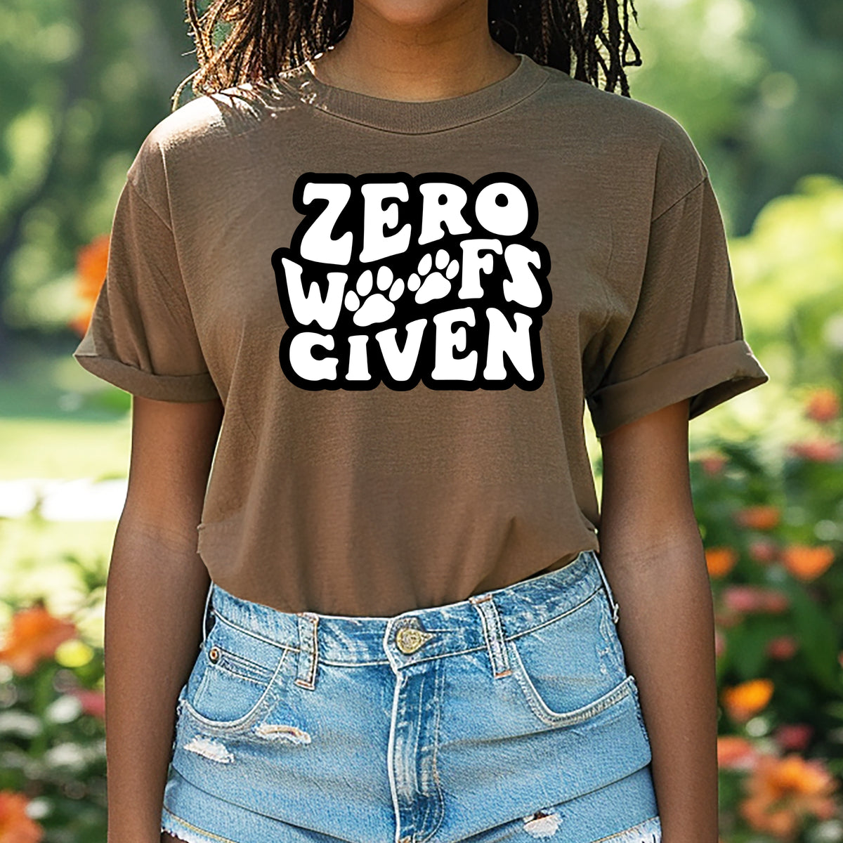 Zero Woofs Given - Adult Comfort Colors T-Shirt