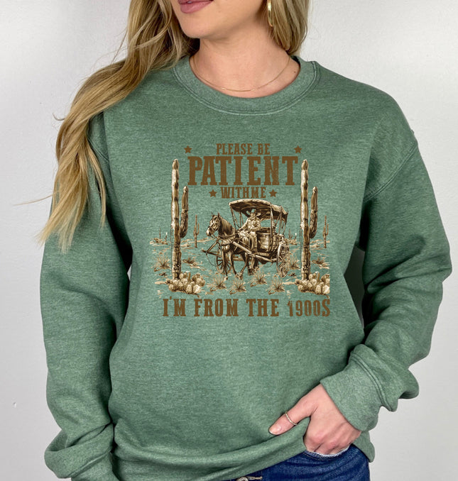 Please Be Patient With Me - Adult Crewneck Sweatshirt