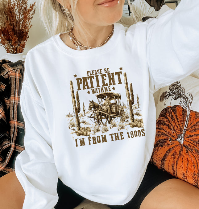 Please Be Patient With Me - Adult Crewneck Sweatshirt