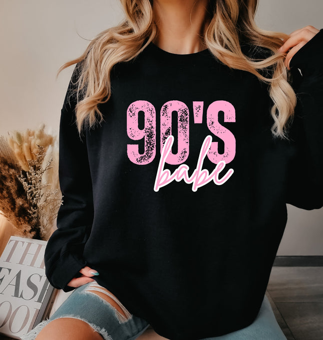 90's Babe - Adult Crewneck Sweatshirt