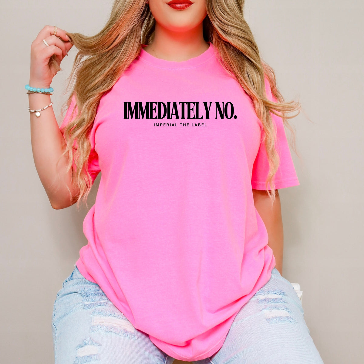 Immediately No - Adult Comfort Colors T-Shirt