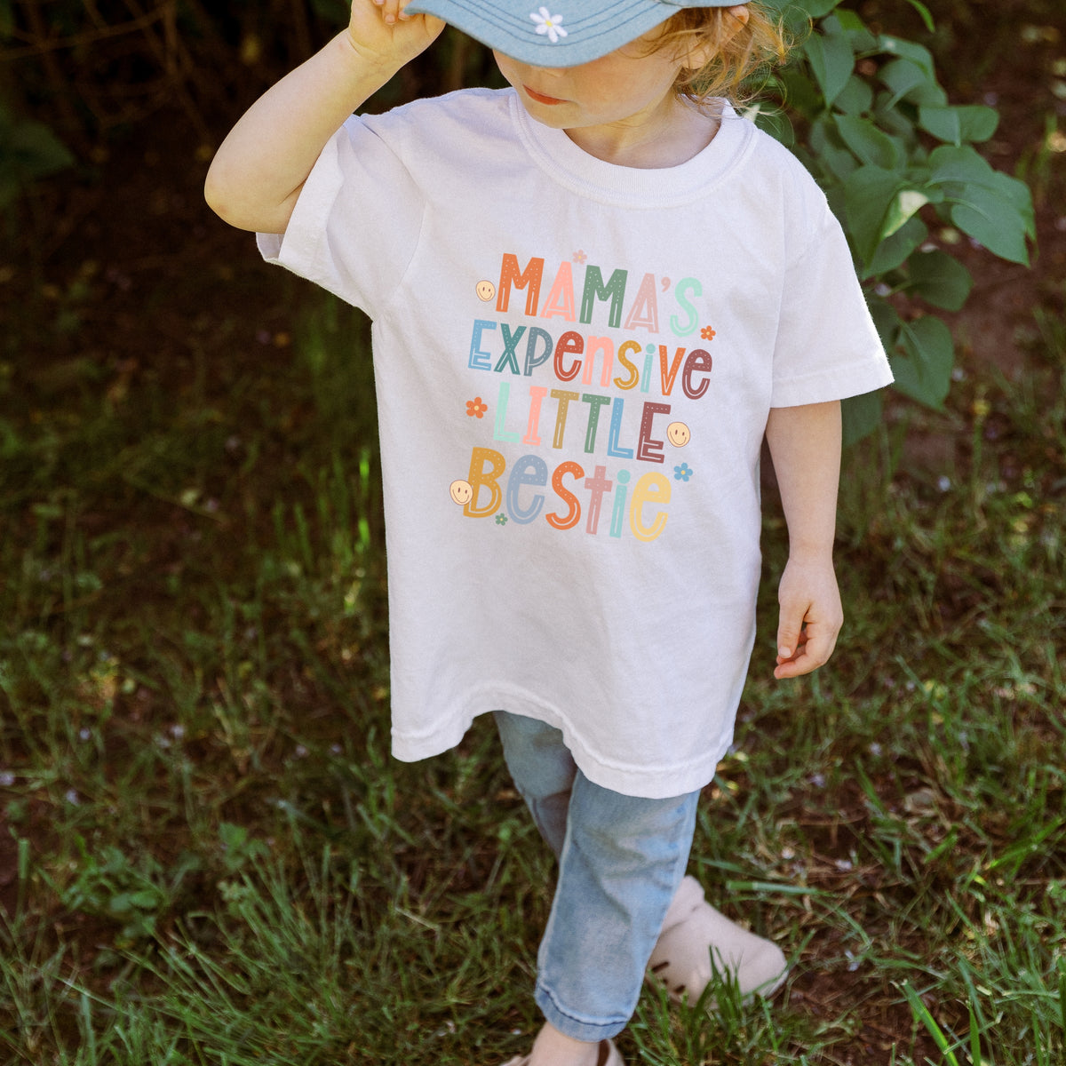 Mama's Expensive Little Bestie Kids - Youth Comfort Colors T-Shirt