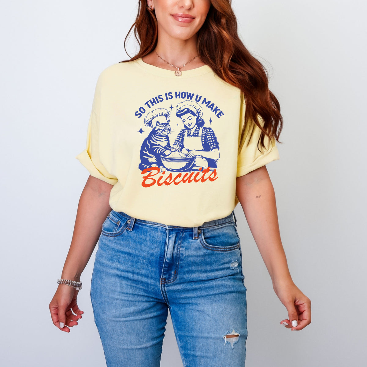 So This Is How You Make Biscuits - Adult Comfort Colors T-Shirt