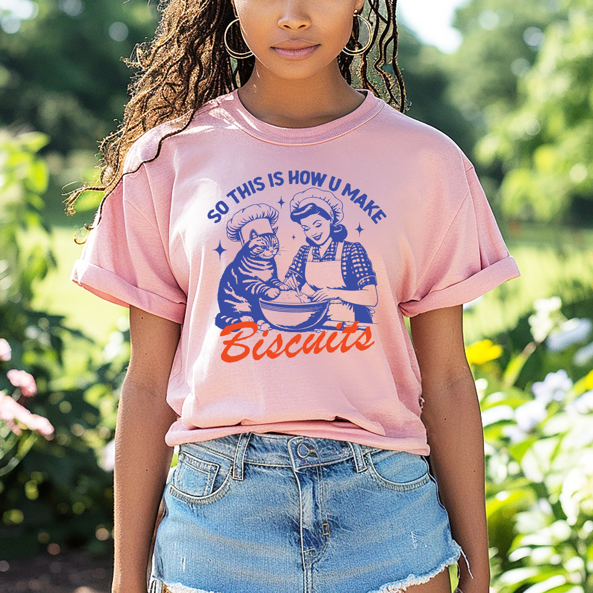 So This Is How You Make Biscuits - Adult Comfort Colors T-Shirt