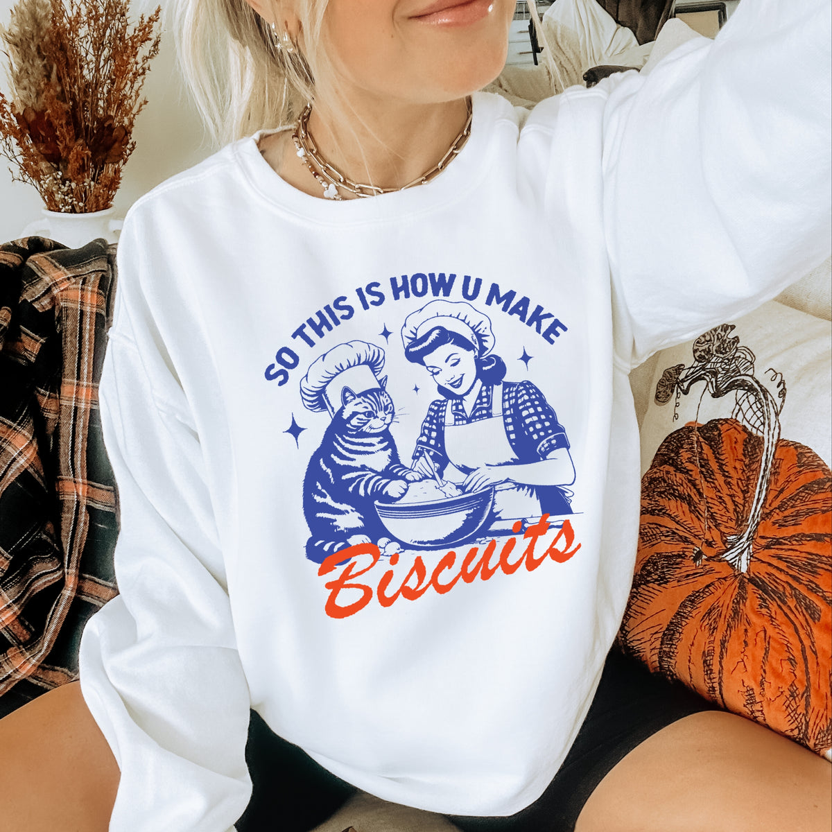 So This Is How You Make Biscuits - Adult Crewneck Sweatshirt