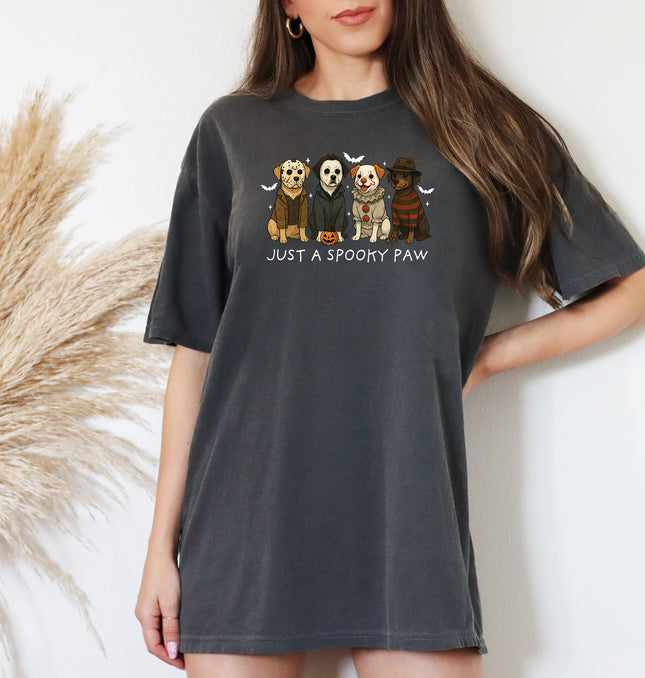 Just A Spooky Paw - Comfort Colors T-Shirt 