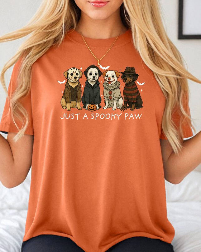 Just A Spooky Paw - Comfort Colors T-Shirt 