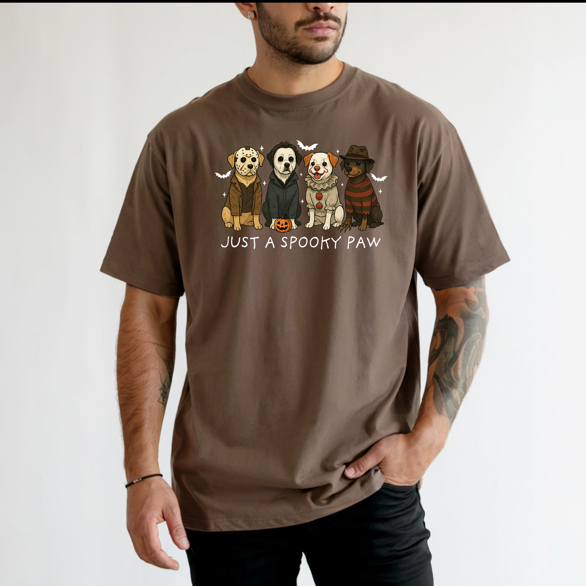 Just A Spooky Paw - Comfort Colors T-Shirt 