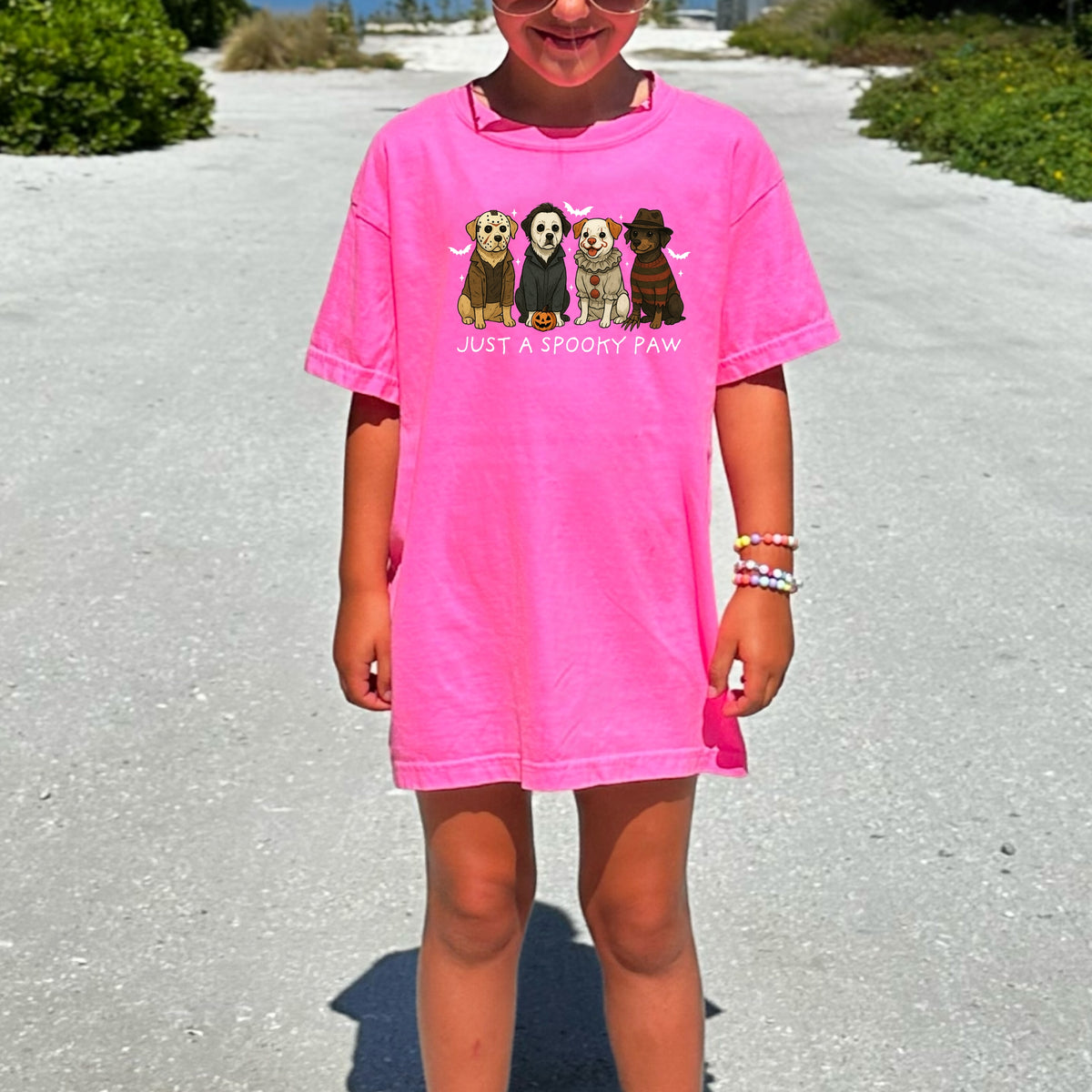 Just A Spooky Paw - Comfort Colors T-Shirt 