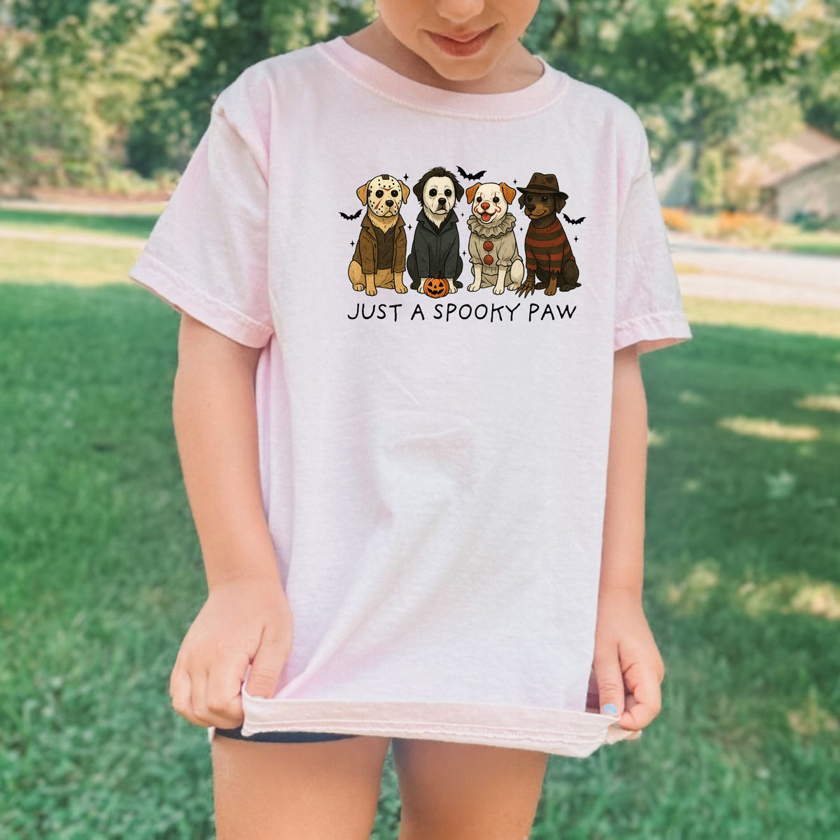 Just A Spooky Paw - Comfort Colors T-Shirt 