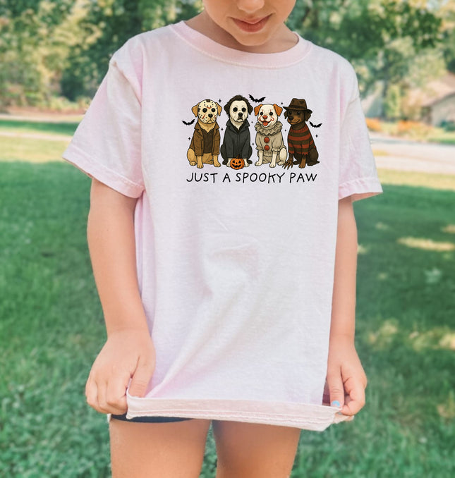 Just A Spooky Paw - Comfort Colors T-Shirt 