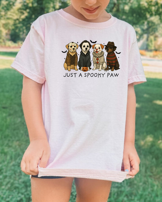 Just A Spooky Paw - Comfort Colors T-Shirt 