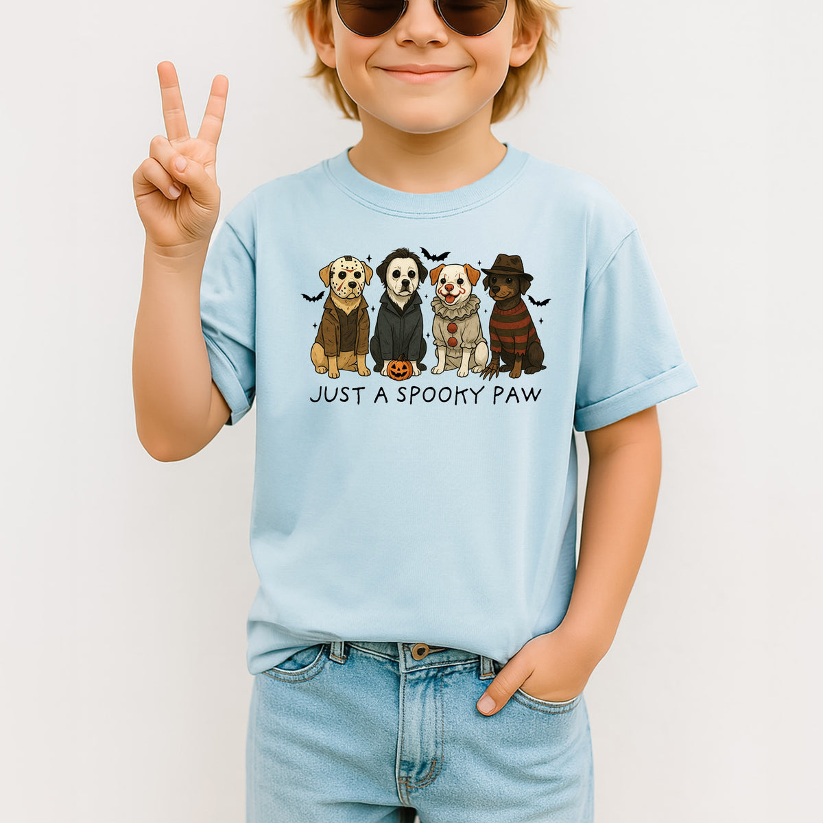 Just A Spooky Paw - Comfort Colors T-Shirt 