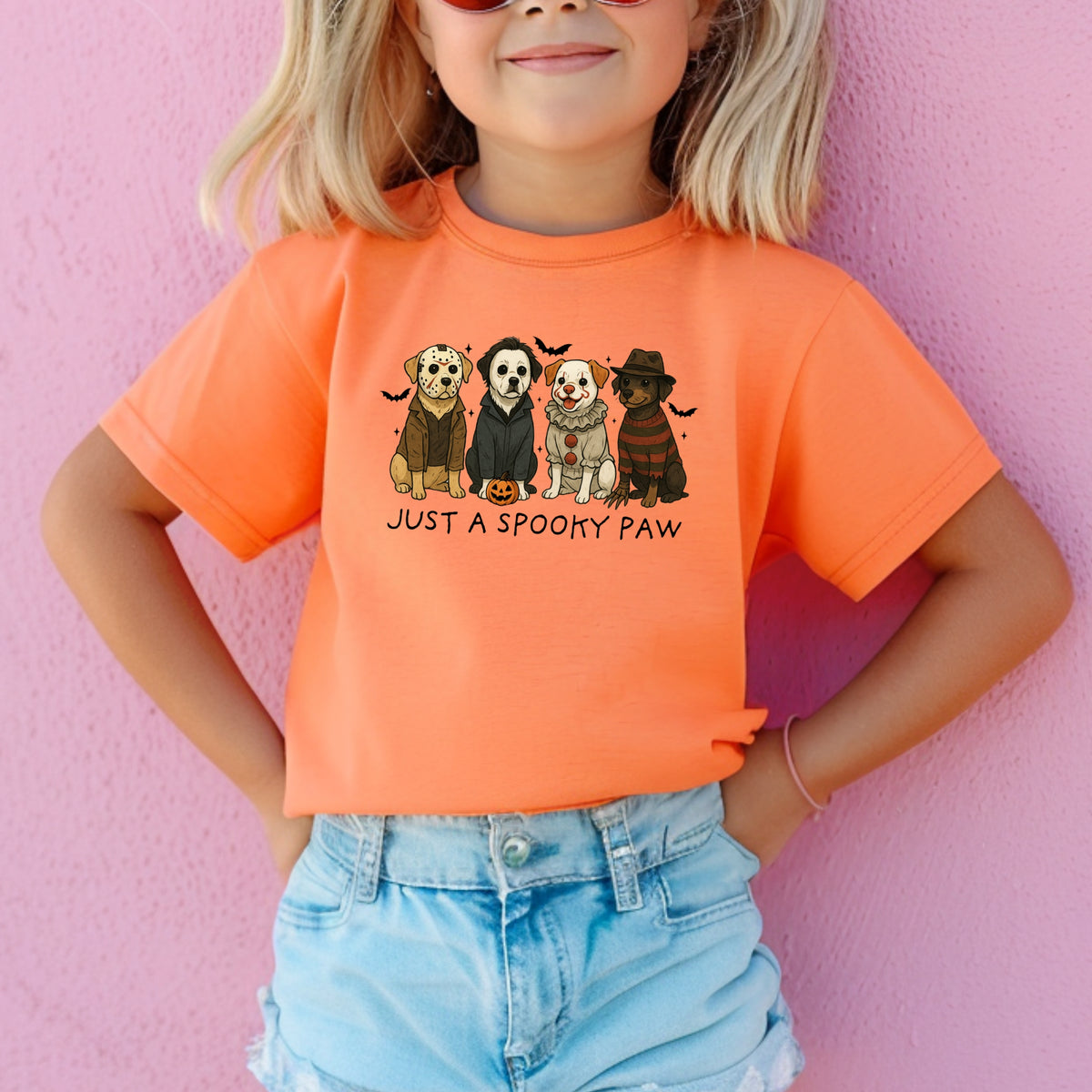 Just A Spooky Paw - Comfort Colors T-Shirt 