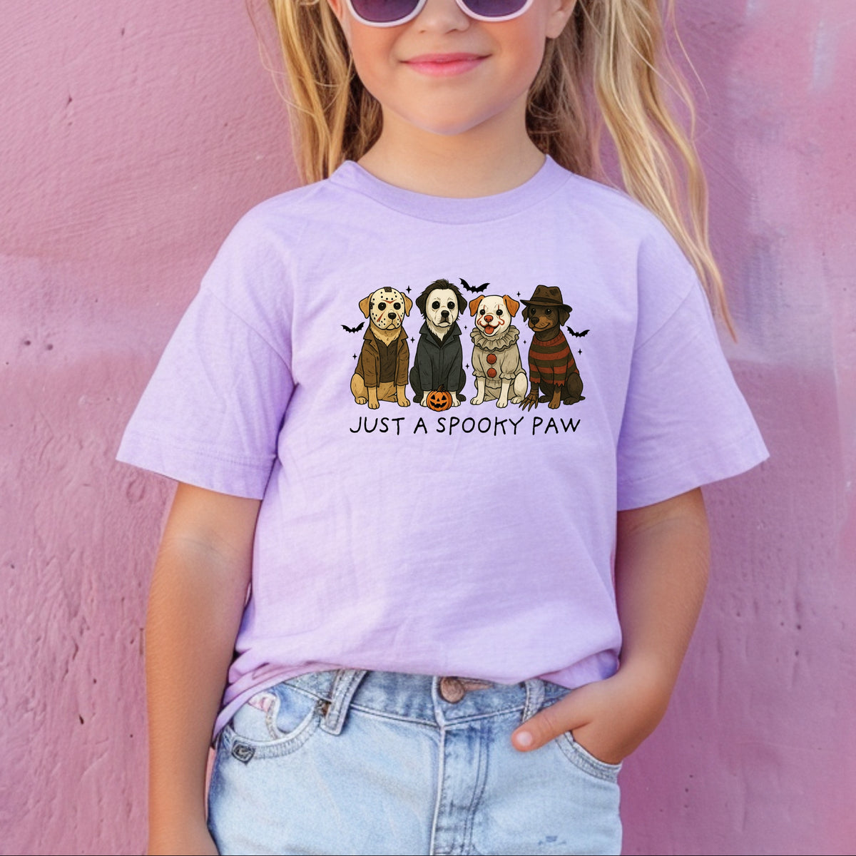 Just A Spooky Paw - Comfort Colors T-Shirt 