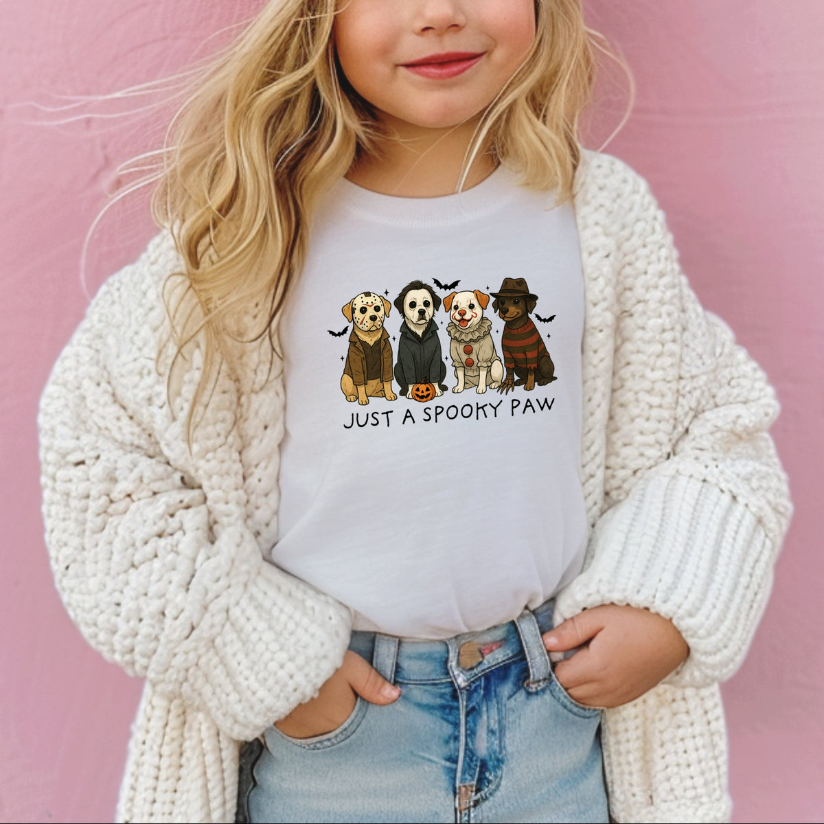 Just A Spooky Paw - Comfort Colors T-Shirt 